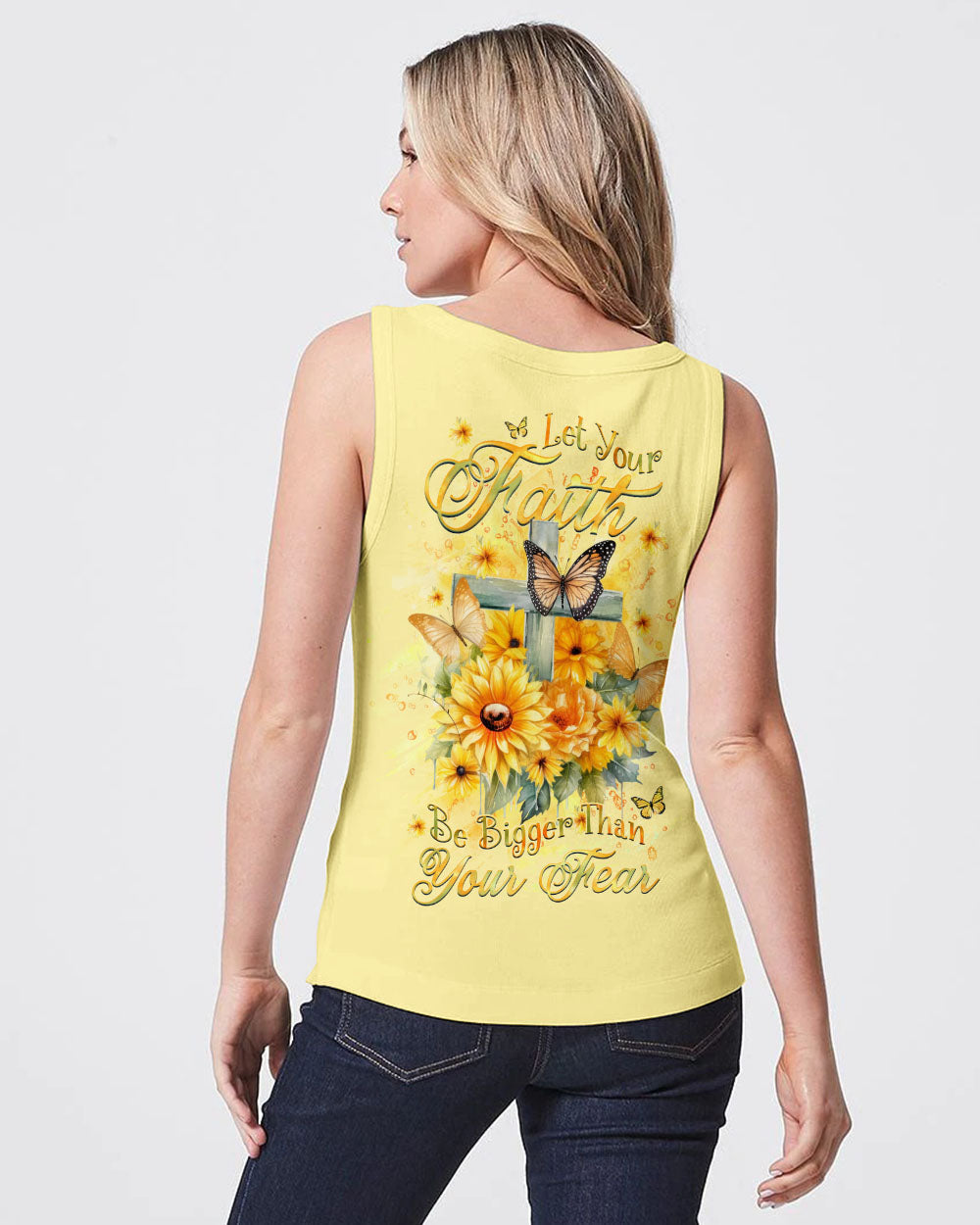 Let Your Faith Be Bigger Than Your Fear Women's All Over Print Shirt - Yhhg1010233