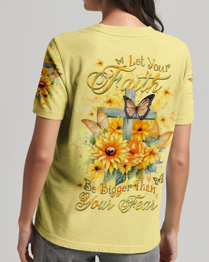 Let Your Faith Be Bigger Than Your Fear Women's All Over Print Shirt - Yhhg1010233