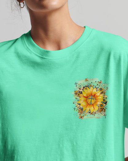 With God All Things Are Possible Sunflower Women's All Over Print Shirt - Yhhg1909231