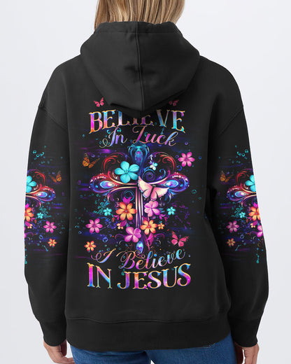 I Don't Believe In Luck I Believe In Jesus Women's All Over Print Shirt - Yhhg2809233