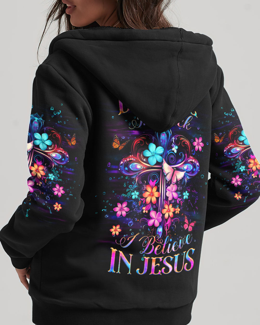 I Don't Believe In Luck I Believe In Jesus Women's All Over Print Shirt - Yhhg2809233