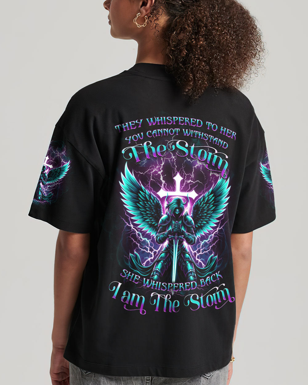 I Am The Storm Cross Women's All Over Print Shirt - Yhkd0512232