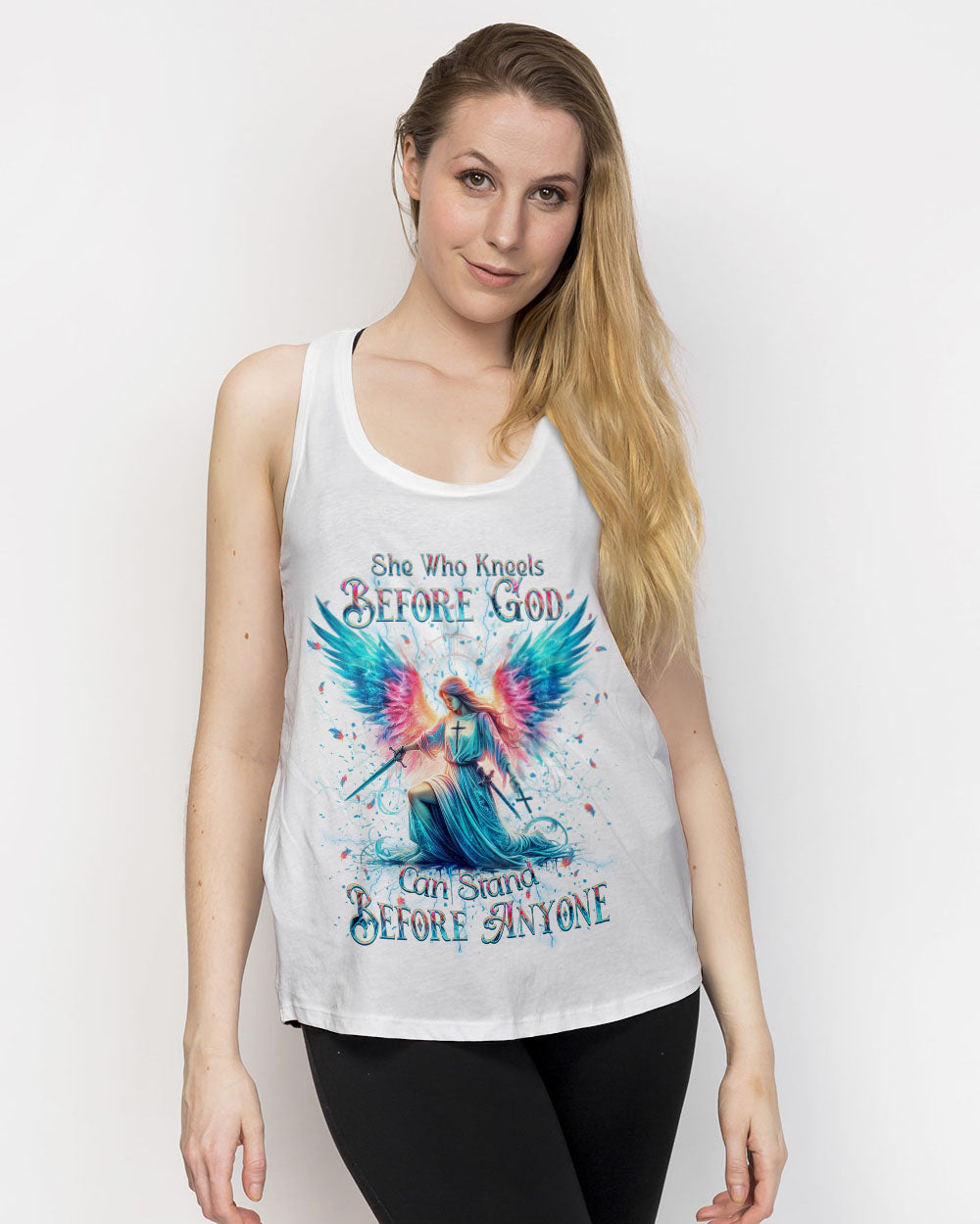 She Who Kneels Before God Women's All Over Print Shirt - Yhkd0801243