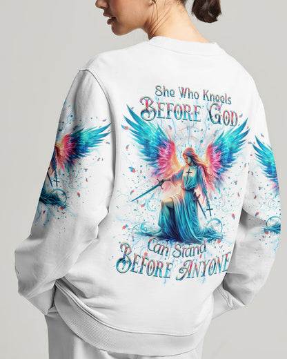 She Who Kneels Before God Women's All Over Print Shirt - Yhkd0801243