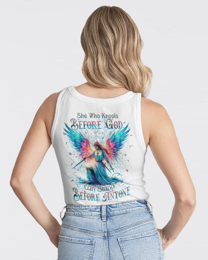 She Who Kneels Before God Women's All Over Print Shirt - Yhkd0801243