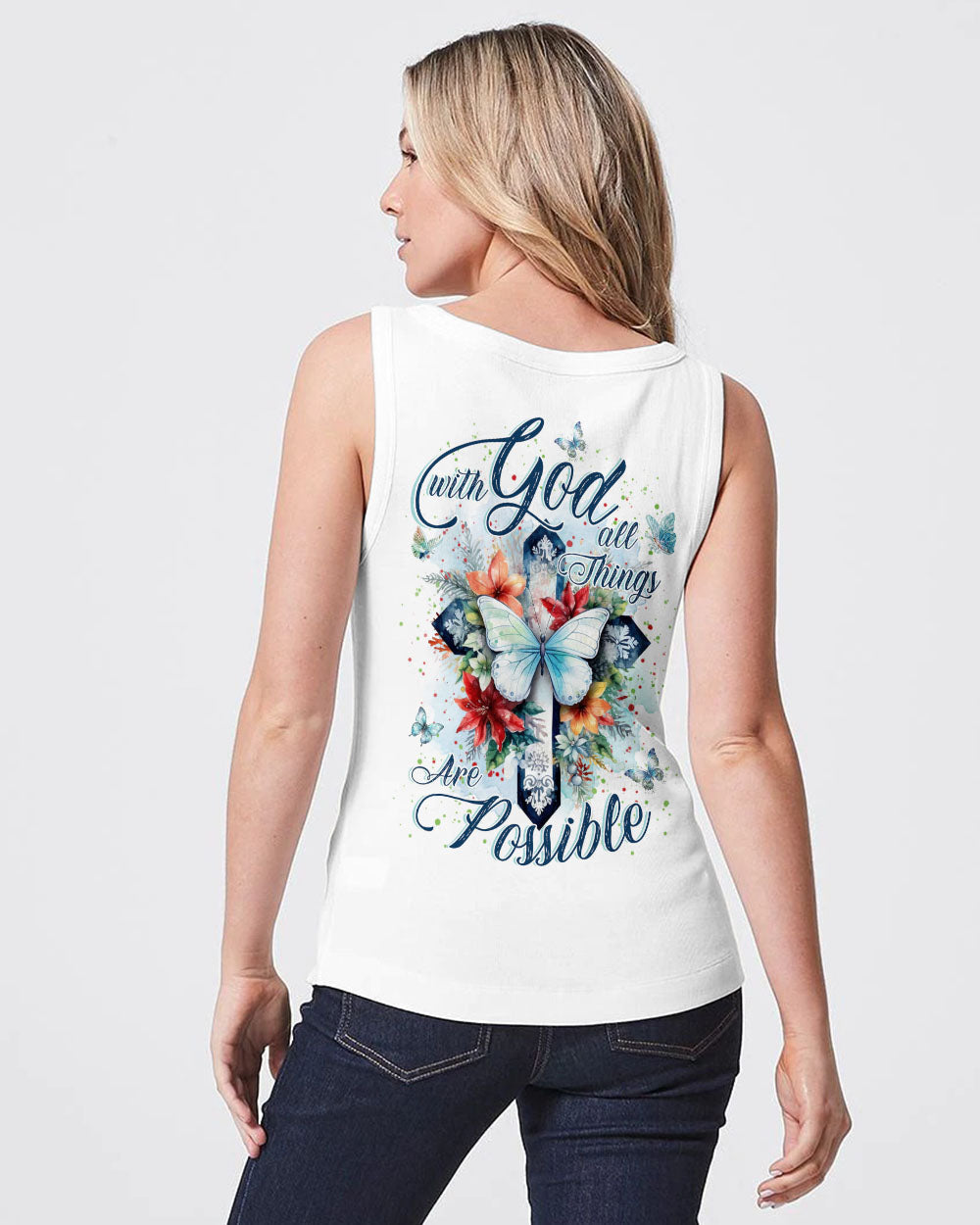 With God All Things Are Possible Women's All Over Print Shirt - Yhkd0911232