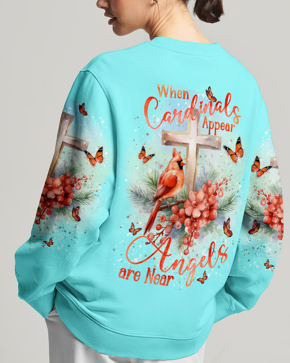 When Cardinals Appear Angels Are Near Women's All Over Print Shirt - Yhkd111231