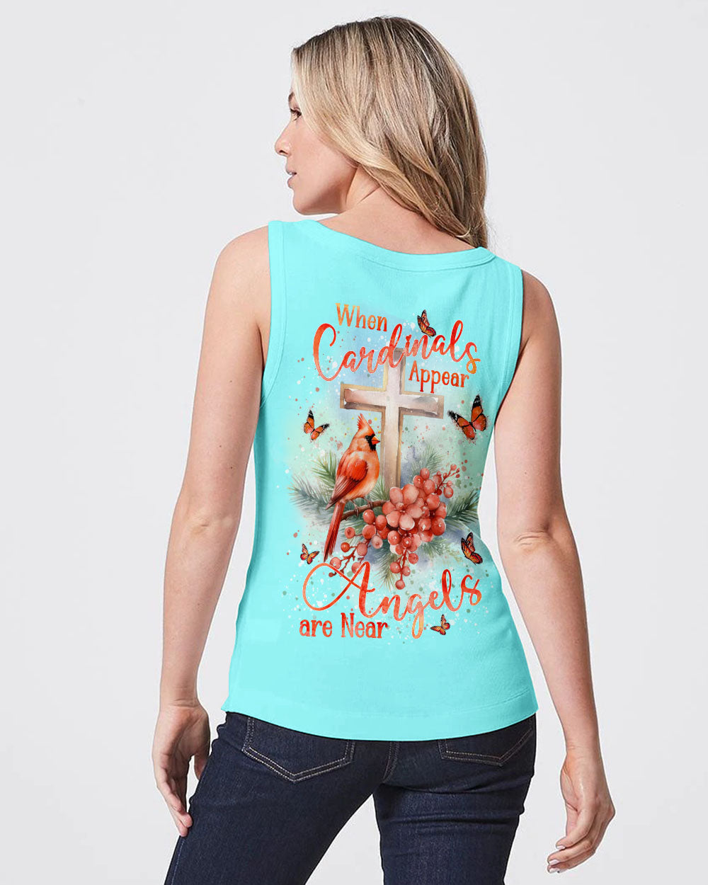 When Cardinals Appear Angels Are Near Women's All Over Print Shirt - Yhkd111231