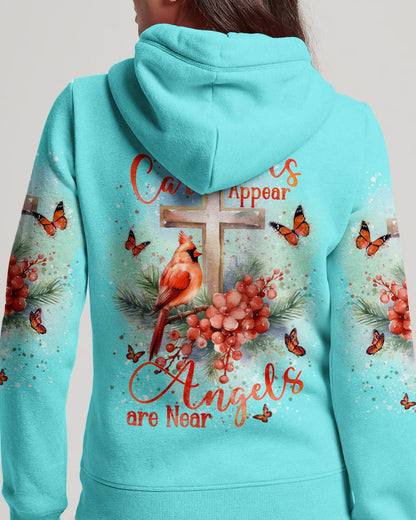 When Cardinals Appear Angels Are Near Women's All Over Print Shirt - Yhkd111231