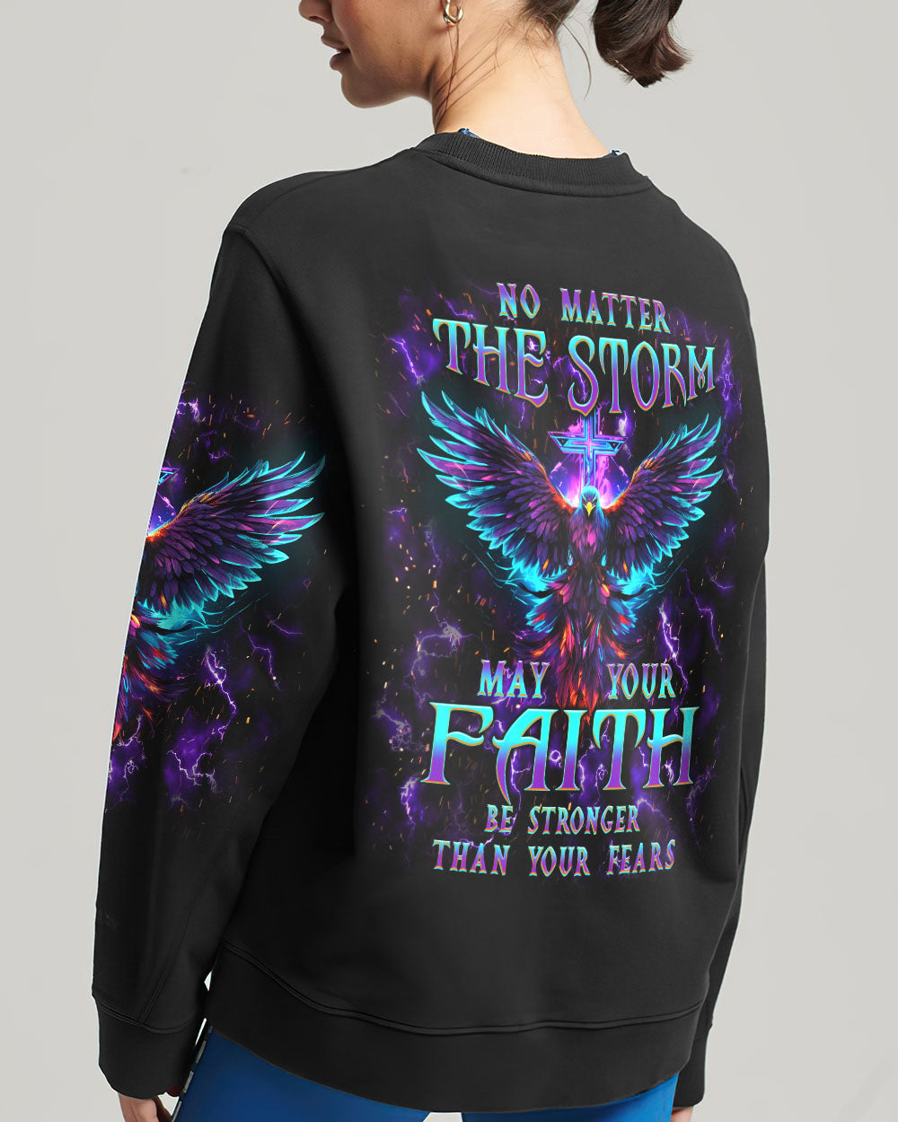 No Matter The Storm Women's All Over Print Shirt - Yhkd1311232