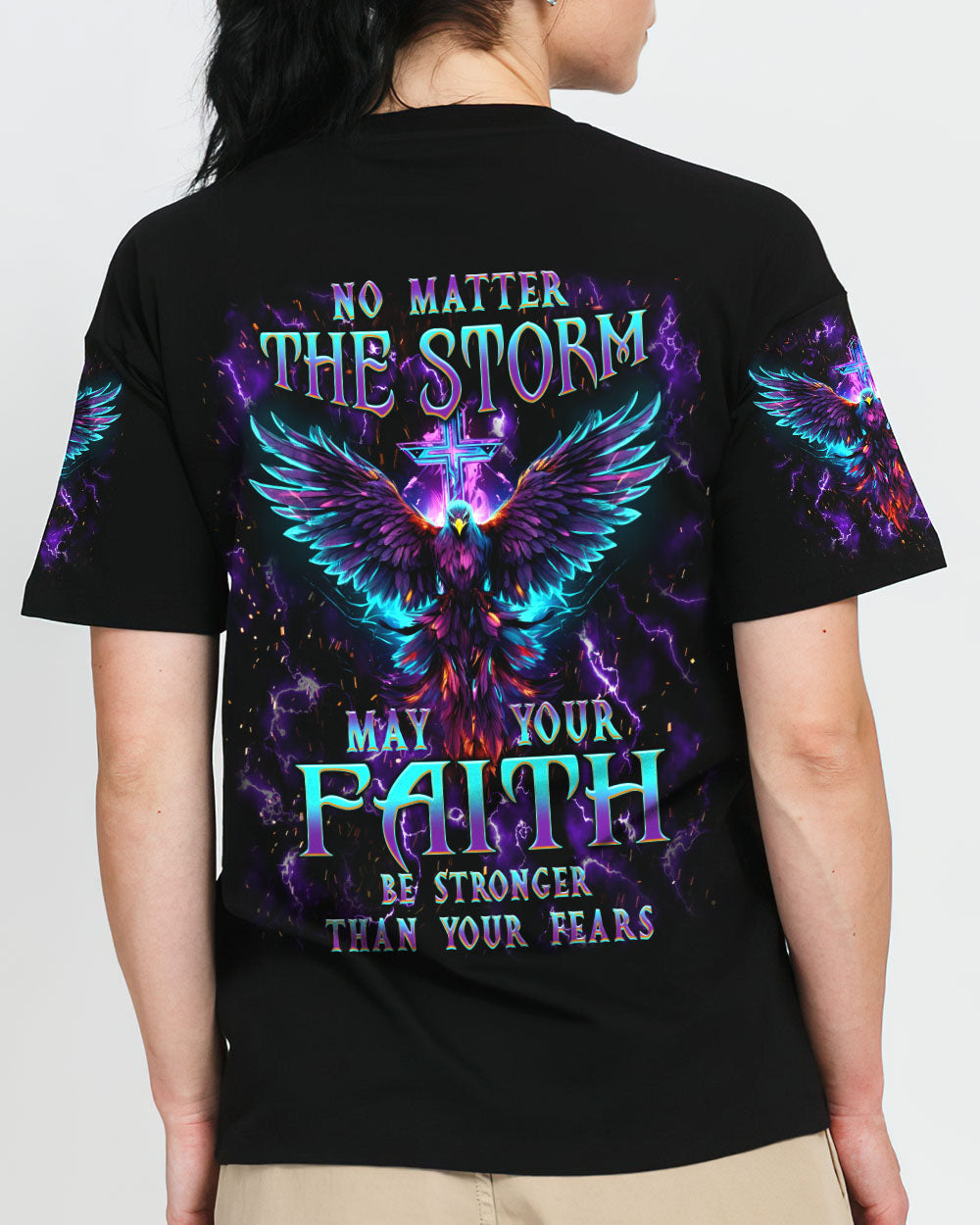 No Matter The Storm Women's All Over Print Shirt - Yhkd1311232