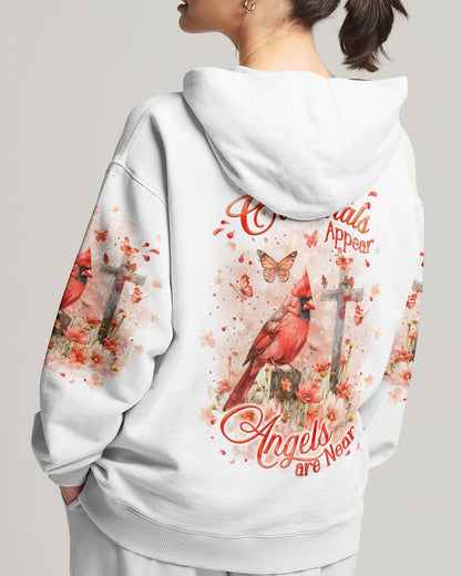 When Cardinals Appear Angels Are Near Women's All Over Print Shirt - Yhkd1403244