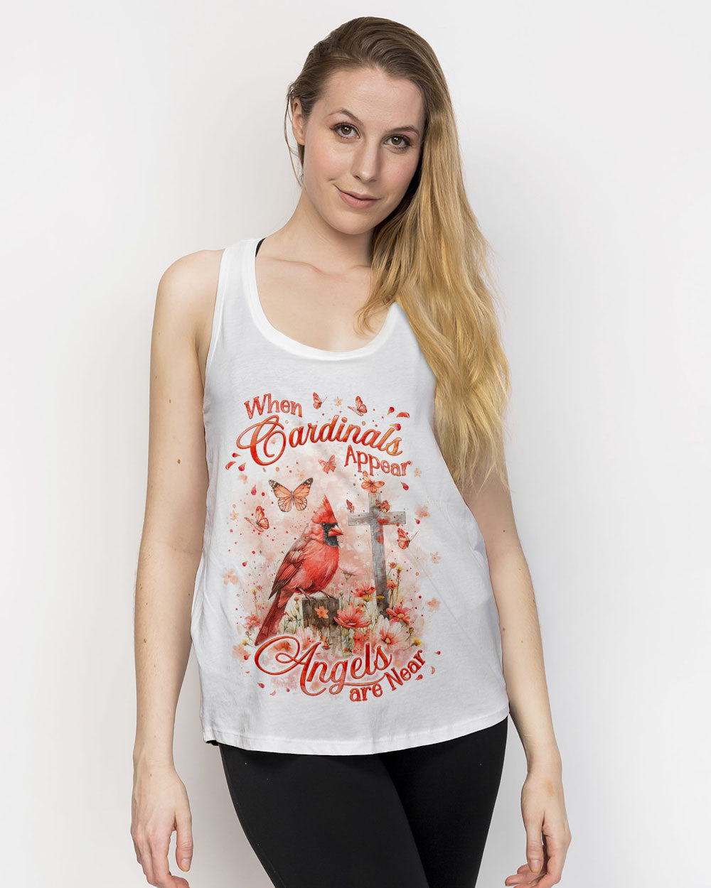 When Cardinals Appear Angels Are Near Women's All Over Print Shirt - Yhkd1403244