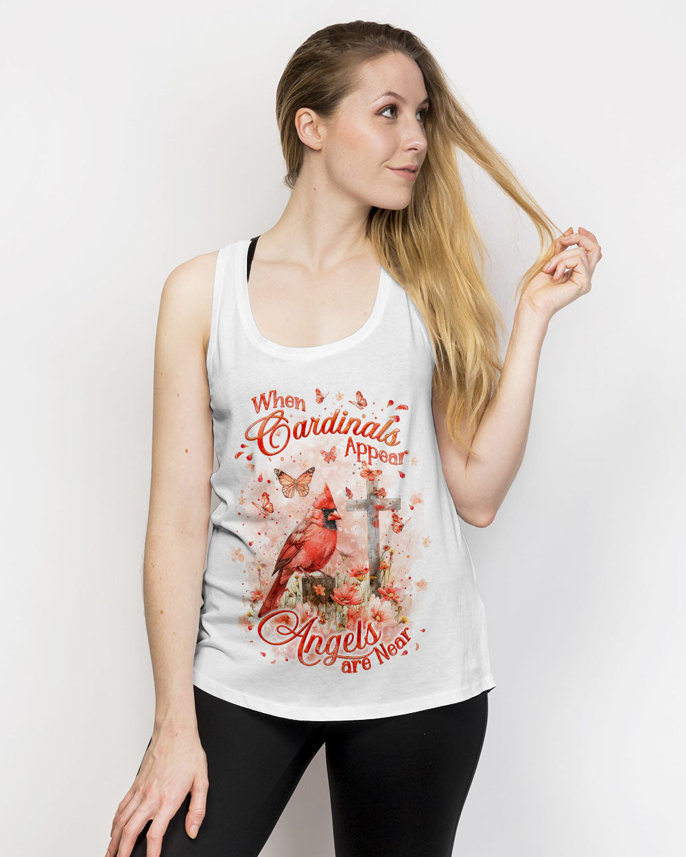 When Cardinals Appear Angels Are Near Women's All Over Print Shirt - Yhkd1403244