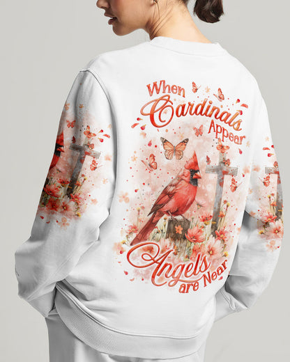 When Cardinals Appear Angels Are Near Women's All Over Print Shirt - Yhkd1403244