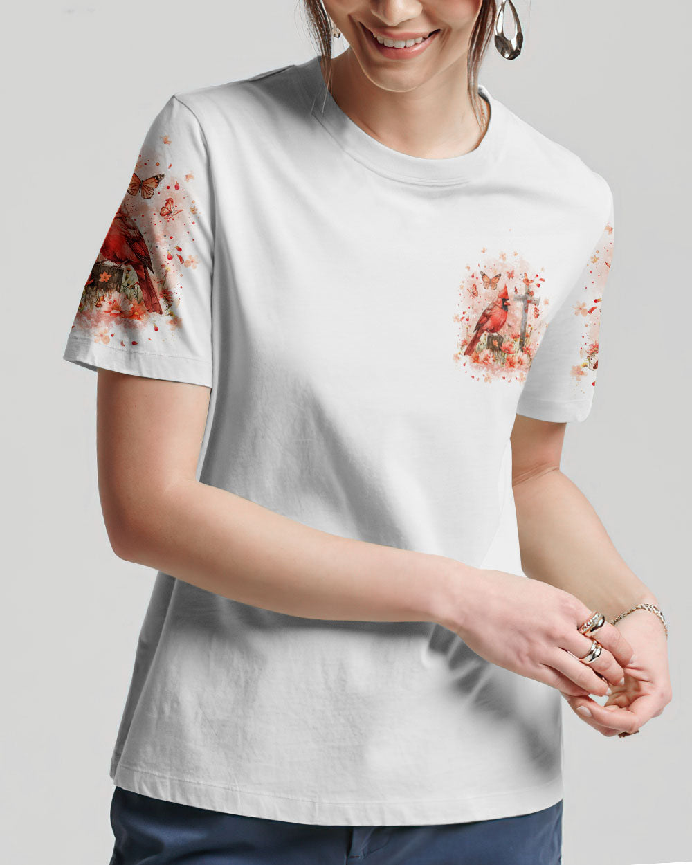 When Cardinals Appear Angels Are Near Women's All Over Print Shirt - Yhkd1403244