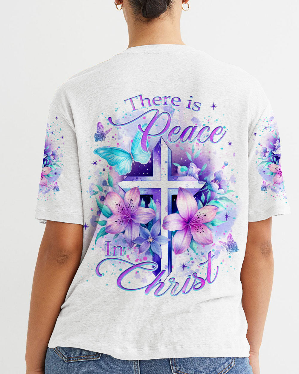 There Is Peace In Christ Women's All Over Print Shirt - Yhkd1611231