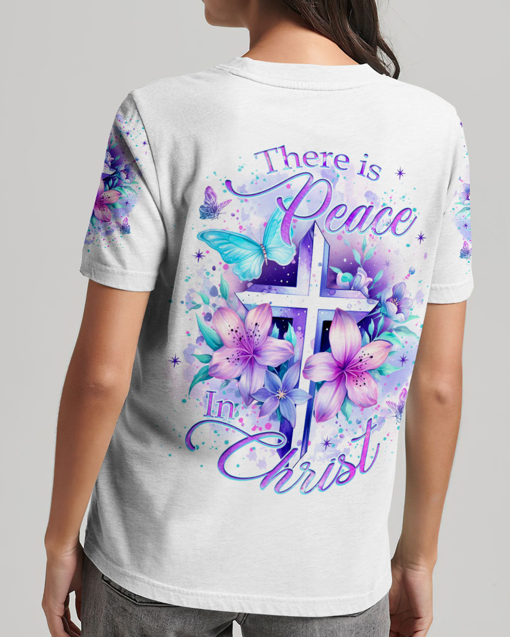 There Is Peace In Christ Women's All Over Print Shirt - Yhkd1611231