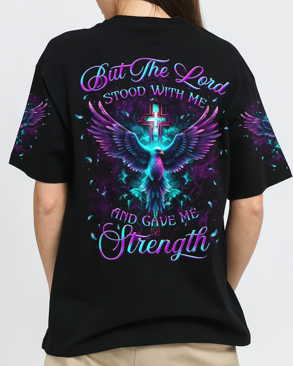 Lord Stood With Me Cross Women's All Over Print Shirt - Yhkd2111232