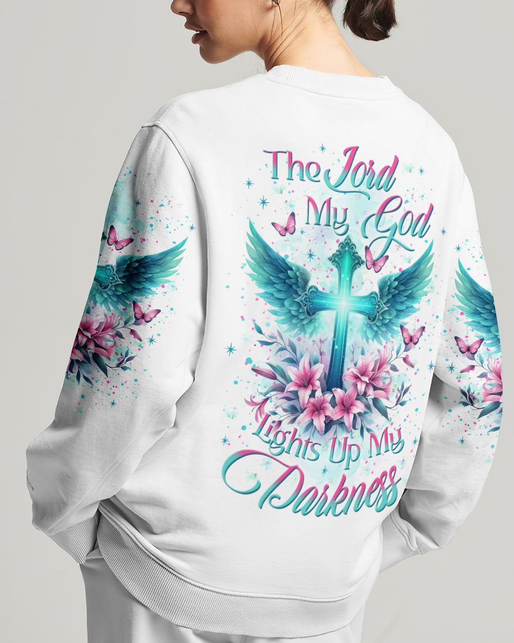 The Lord My God Lights Up My Darkness Women's All Over Print Shirt - Yhkd2411232