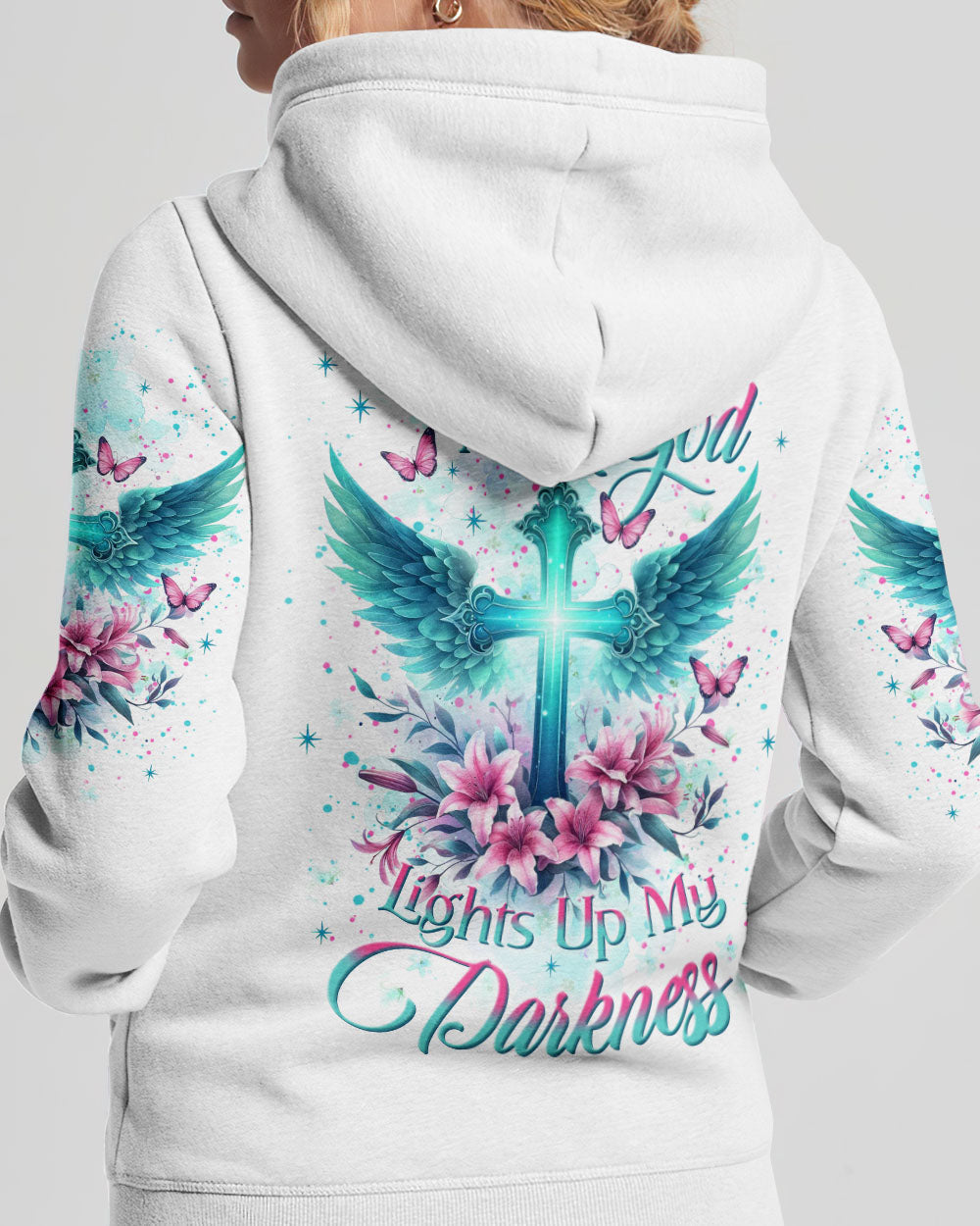 The Lord My God Lights Up My Darkness Women's All Over Print Shirt - Yhkd2411232