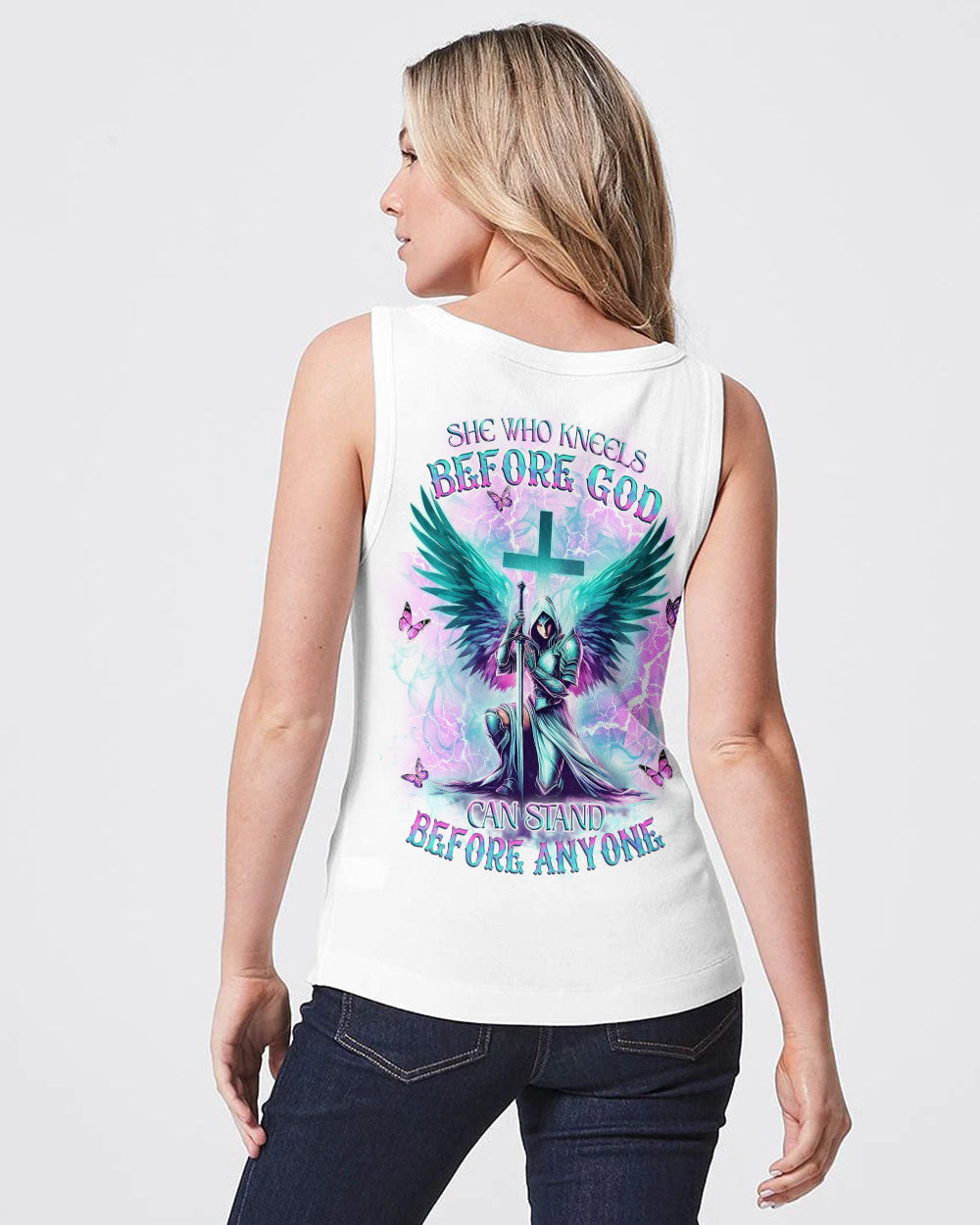 She Who Kneels Before God Women's All Over Print Shirt - Yhkd2811231