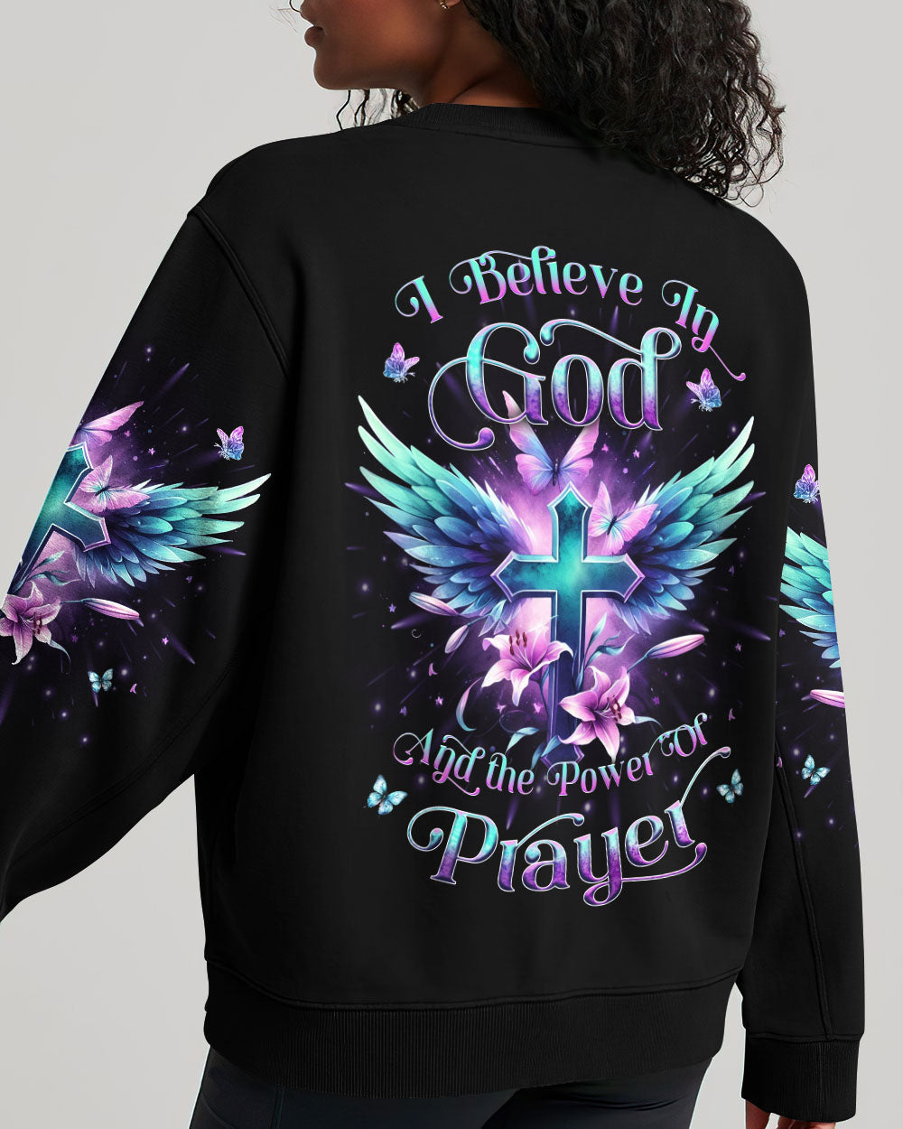 I Believe In God Women's All Over Print Shirt - Yhkd2911231