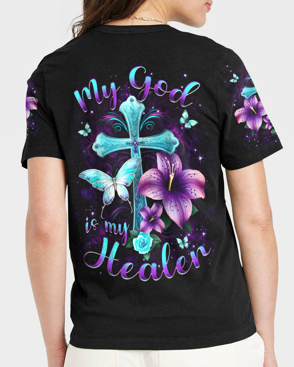 My God Is My Healer Women's All Over Print Shirt - Yhkd2912232