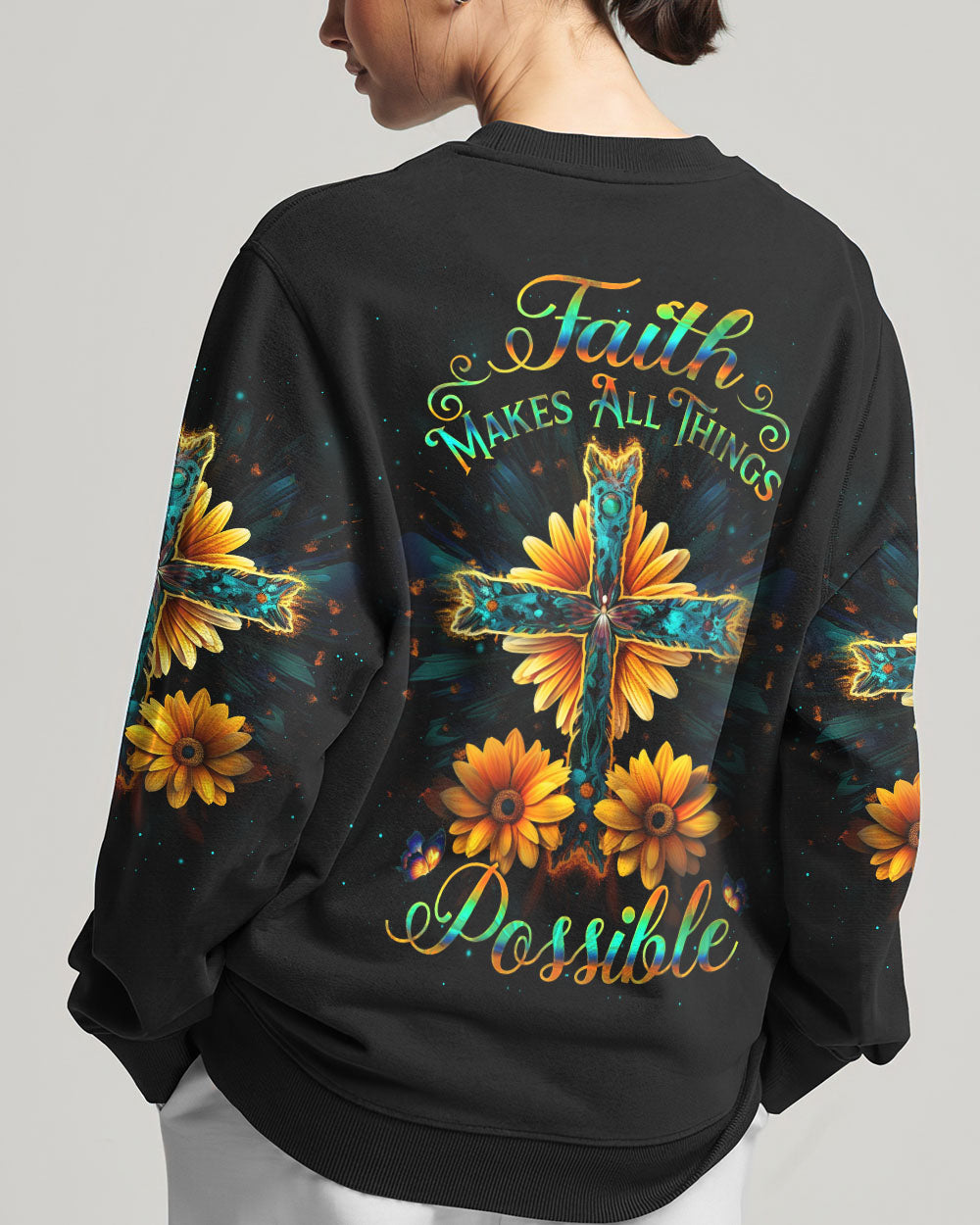 Faith Makes All Things Possible Women's All Over Print Shirt - Yhlh1210232