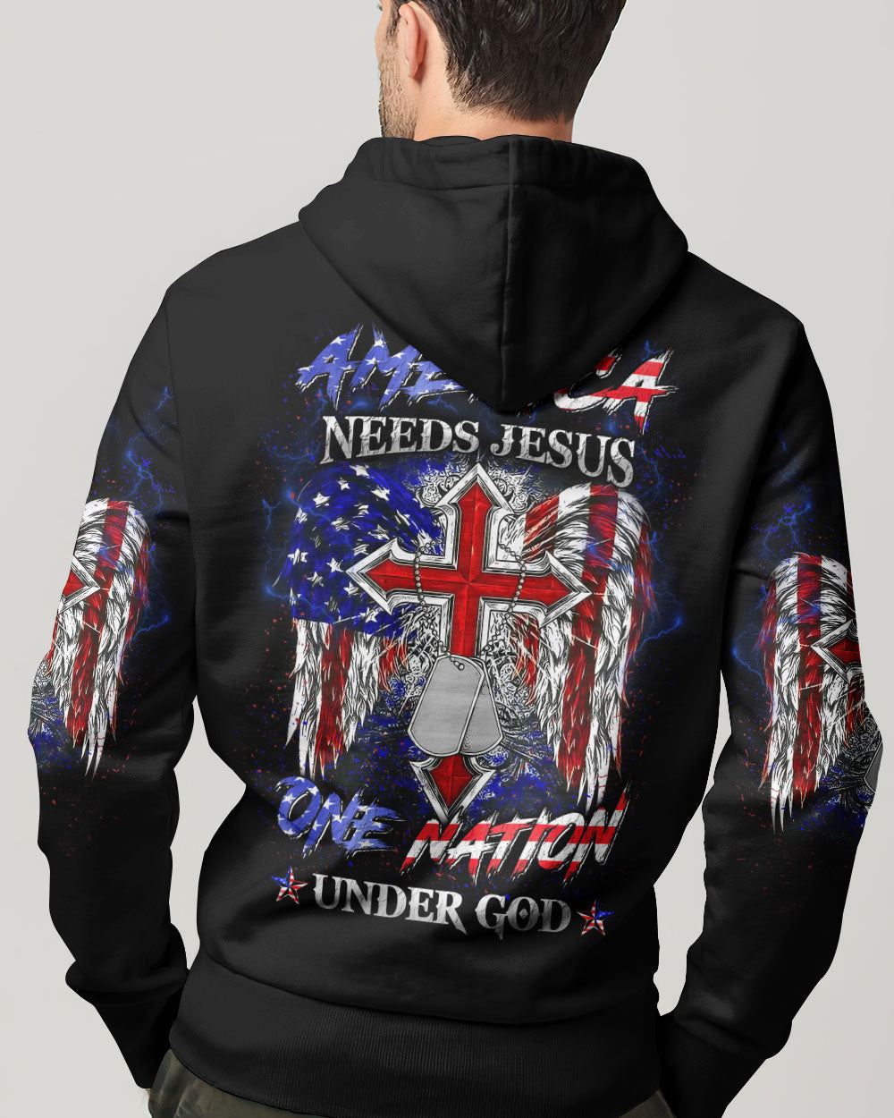 America Needs Jesus Men's All Over Print Shirt - Yhln0308232