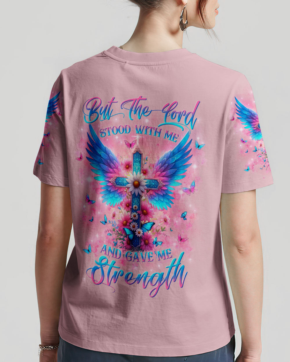 But The Lord Stood With Me Women's All Over Print Shirt - Yhln0712233