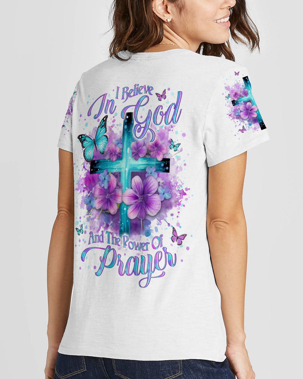 I Believe In God Women's All Over Print Shirt - Yhln0811234