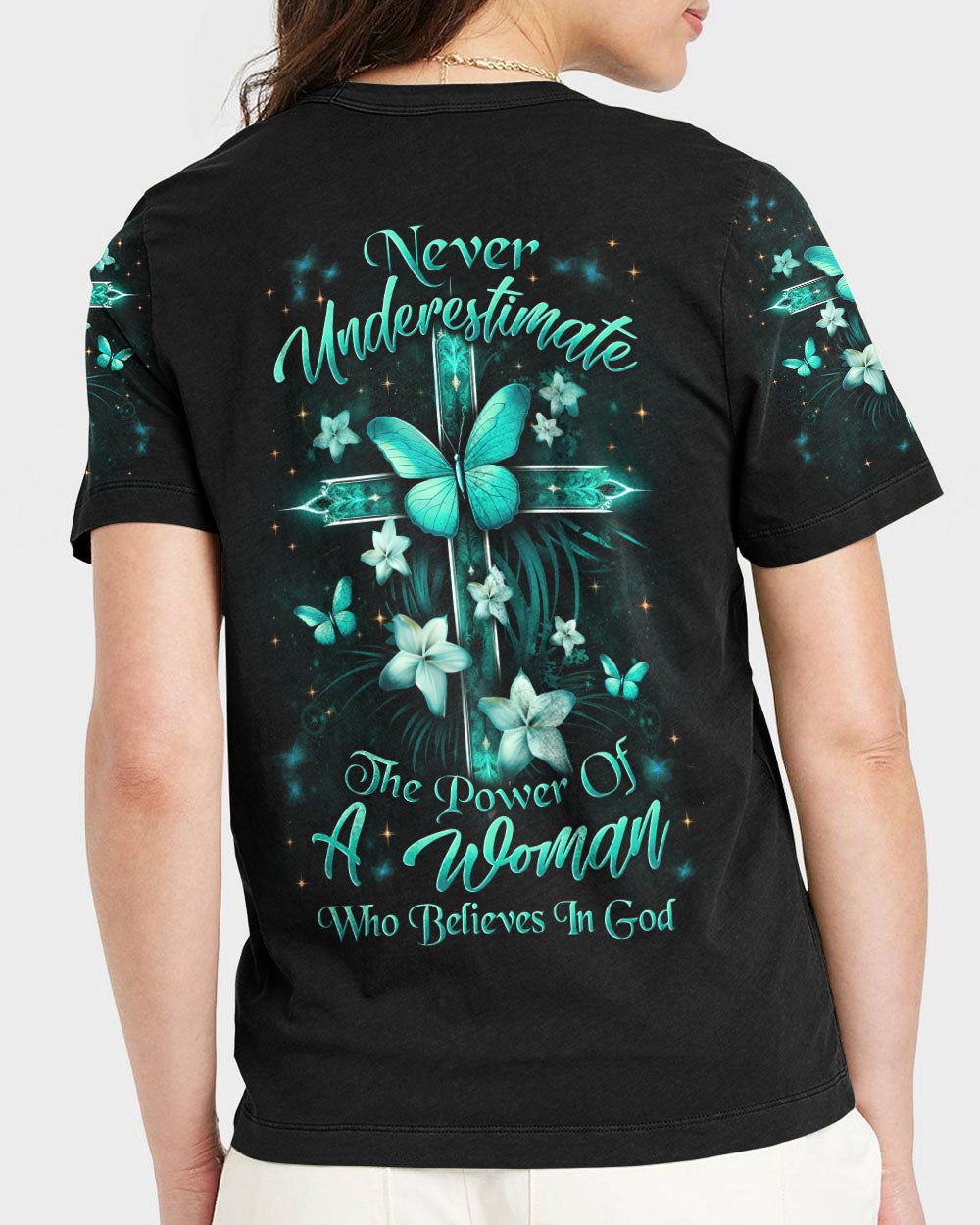 Never Underestimate The Power Women's All Over Print Shirt - Yhln0910234