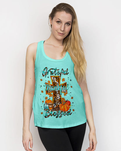 Grateful Thankful Blessed Women's All Over Print Shirt - Yhln1008231