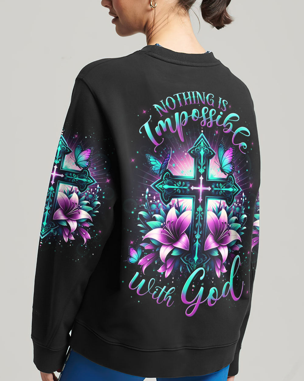 Nothing Is Impossible With God Women's All Over Print Shirt - Yhln1112232