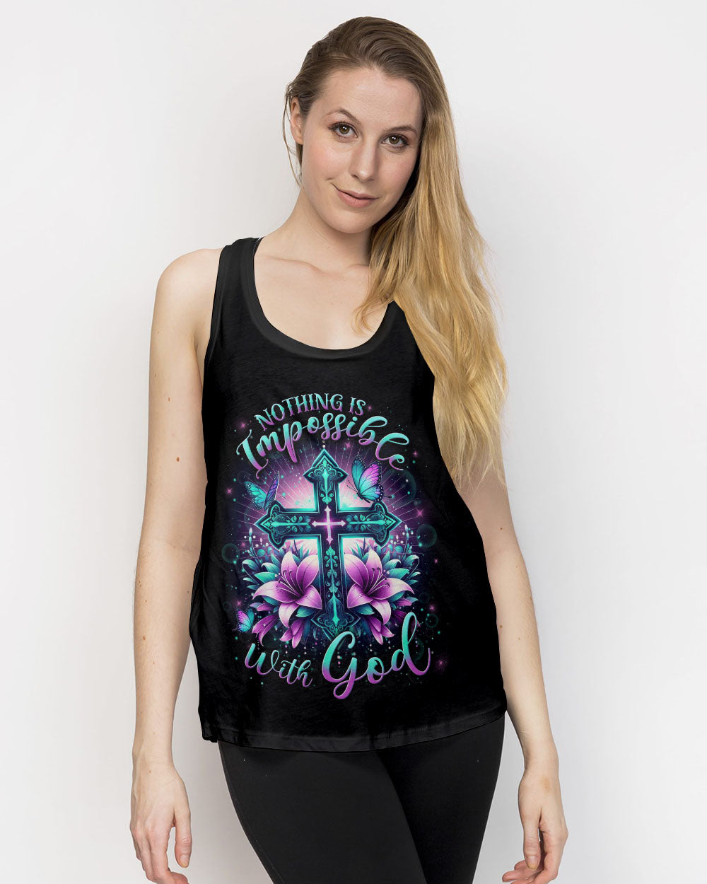 Nothing Is Impossible With God Women's All Over Print Shirt - Yhln1112232