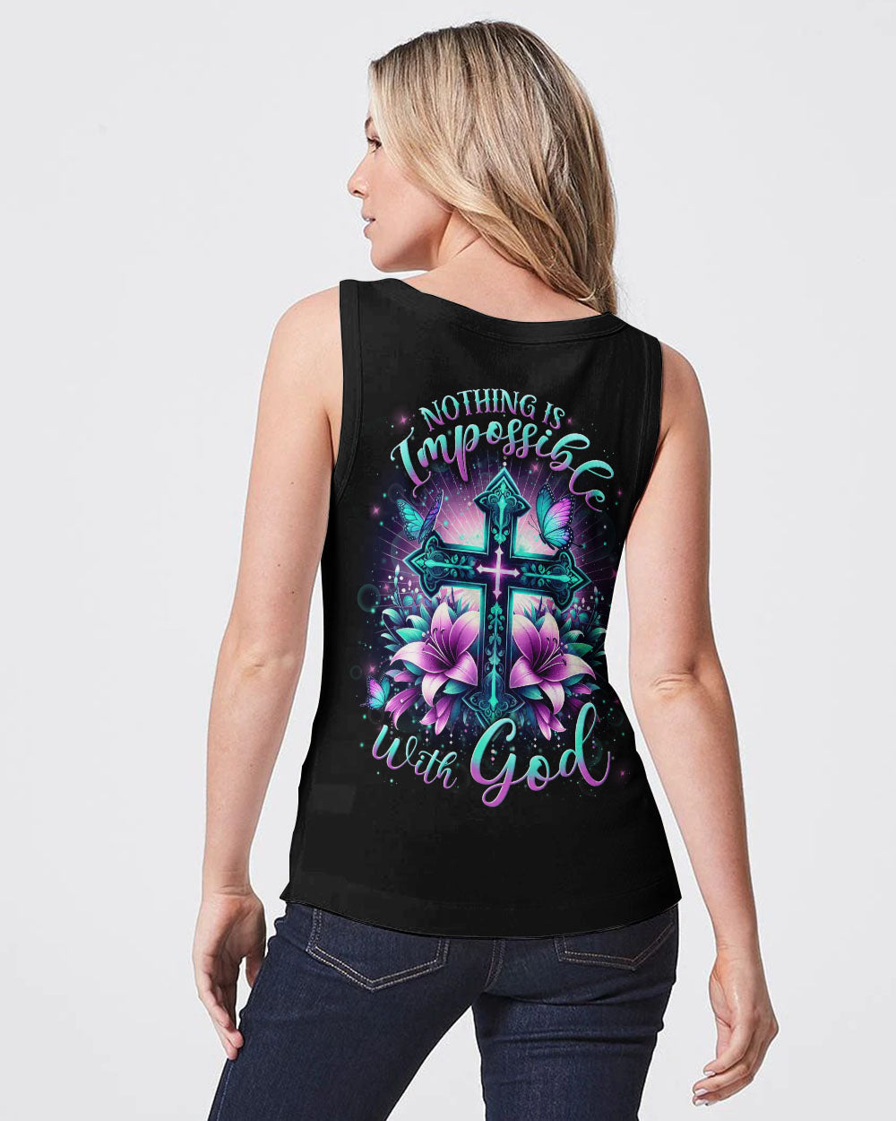 Nothing Is Impossible With God Women's All Over Print Shirt - Yhln1112232