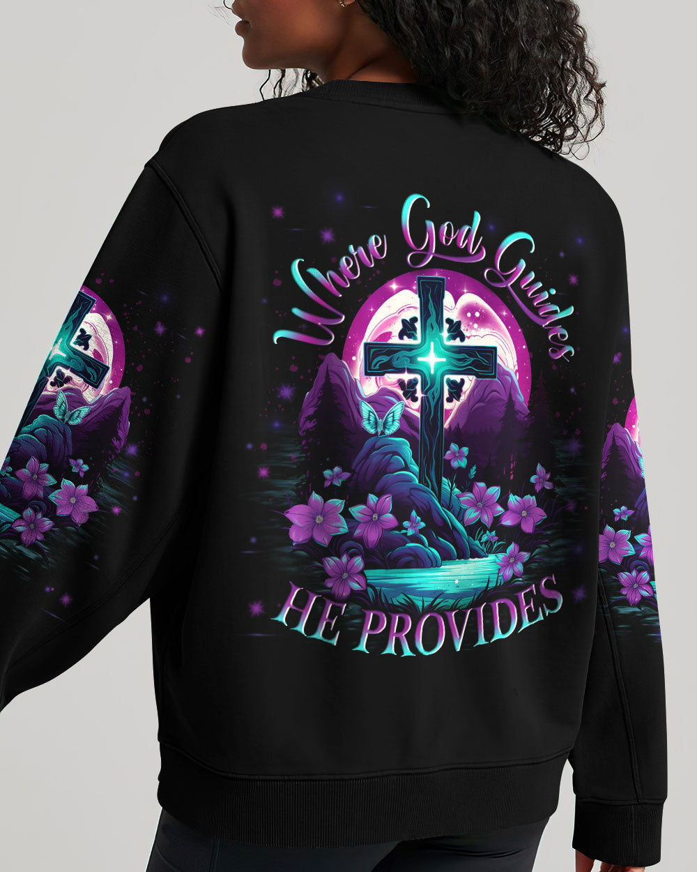 Where God Guides He Provide Women's All Over Print Shirt - Yhln1208232