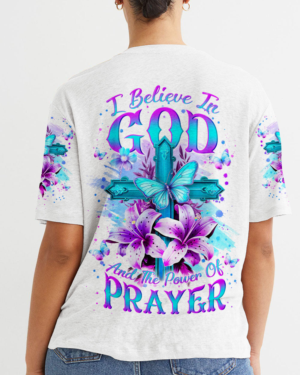 I Believe In God Women's All Over Print Shirt - Yhln1710233