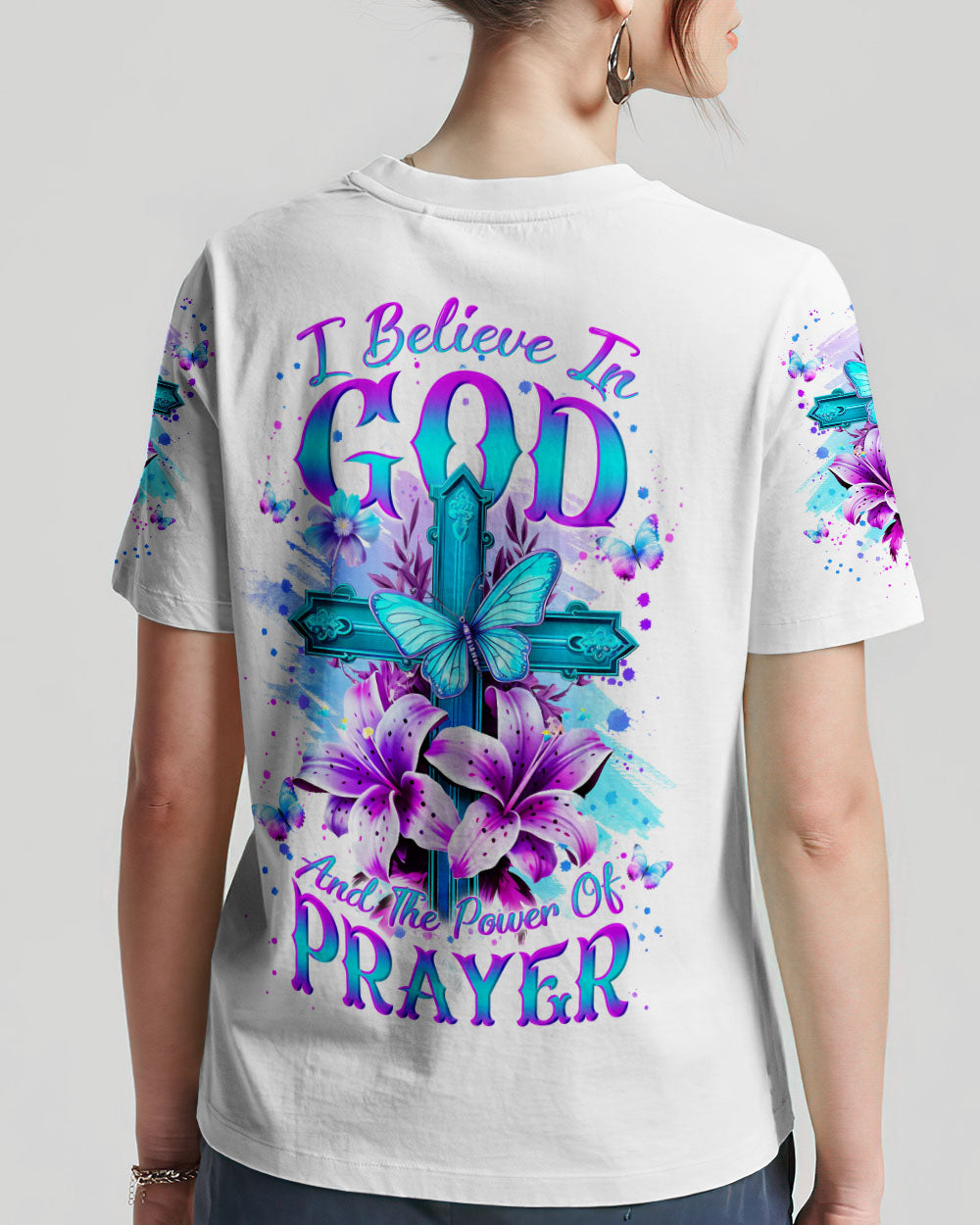 I Believe In God Women's All Over Print Shirt - Yhln1710233