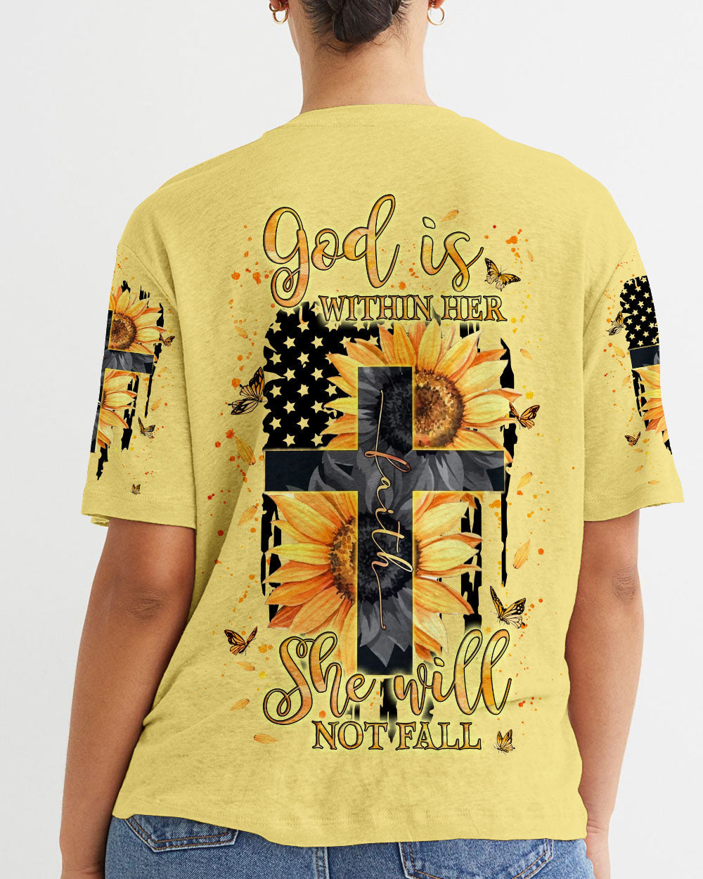 God Is Within Her Women's All Over Print Shirt - Yhln1809232