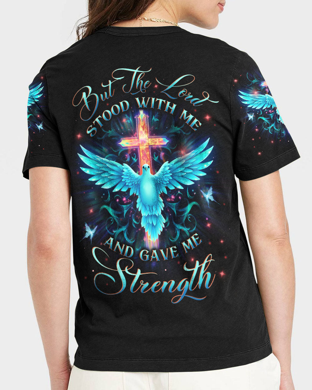 But The Lord Stood With Me Women's All Over Print Shirt - Yhln2010233