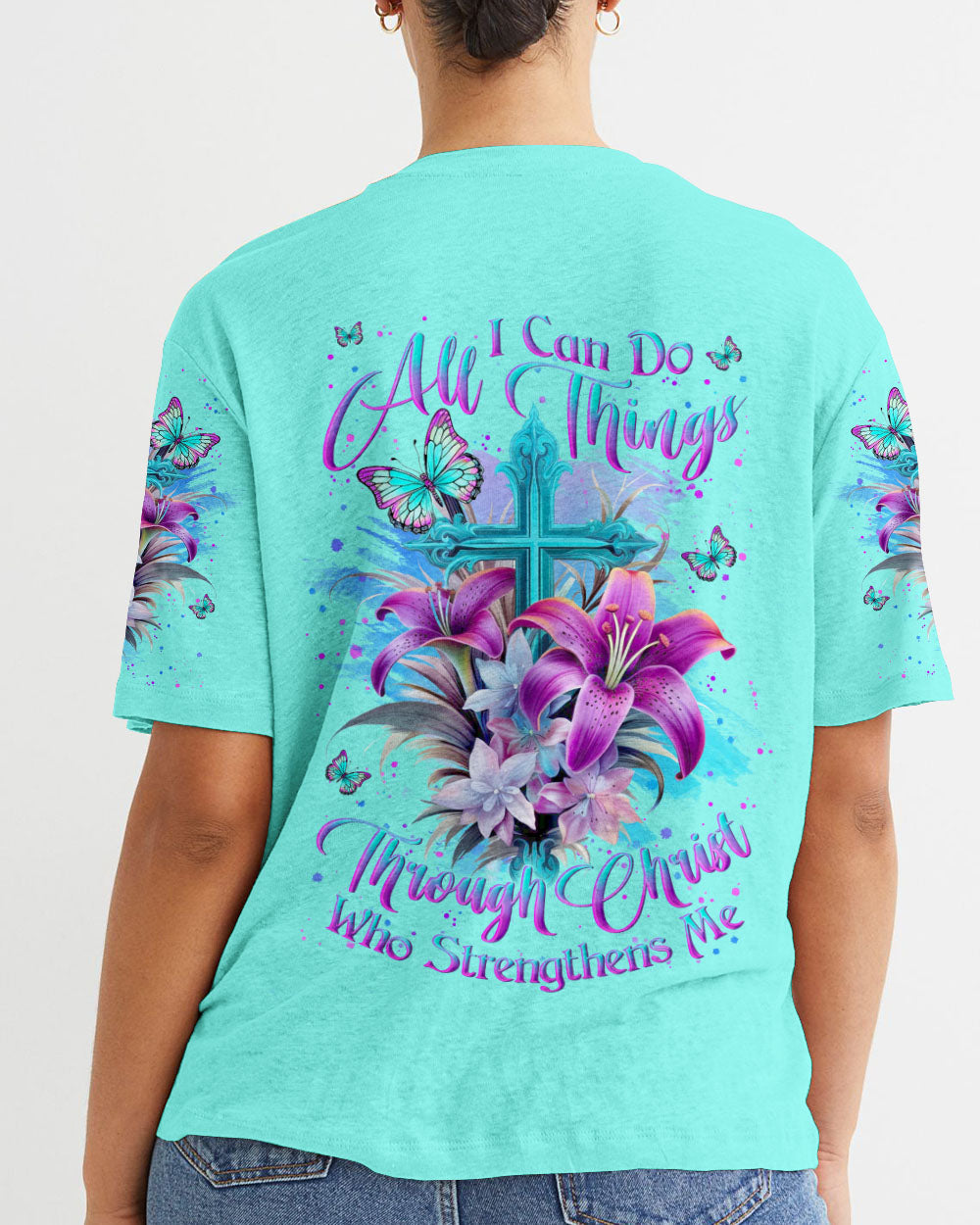 I Can Do All Things Through Christ Women's All Over Print Shirt - Yhln211232