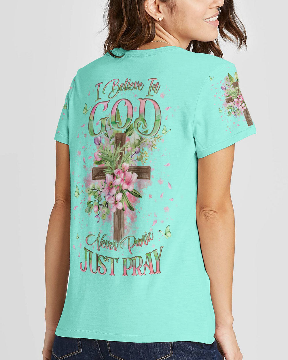 I Believe In God Women's All Over Print Shirt - Yhln2510232