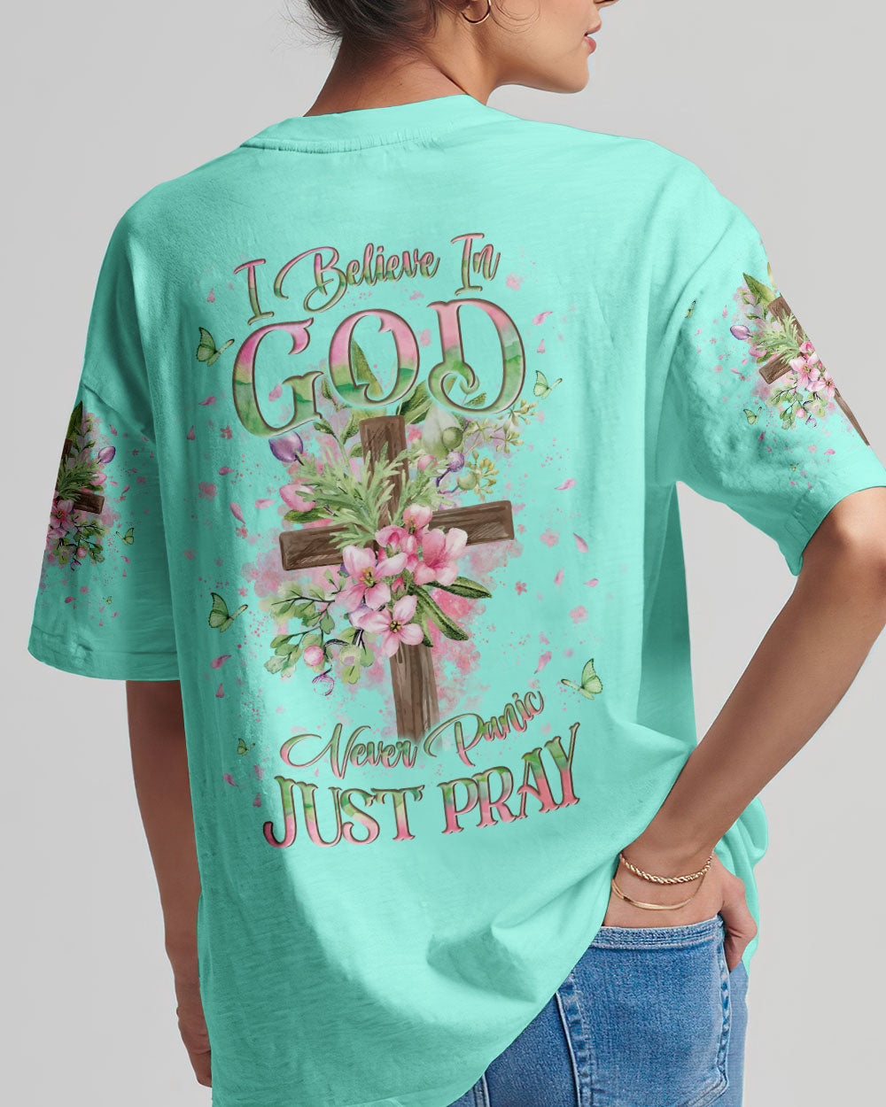 I Believe In God Women's All Over Print Shirt - Yhln2510232