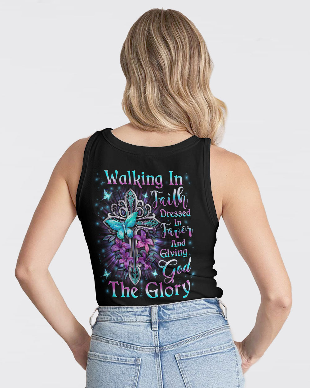 Walking In Faith Dressed In Favor Women's All Over Print Shirt - Yhln2911233