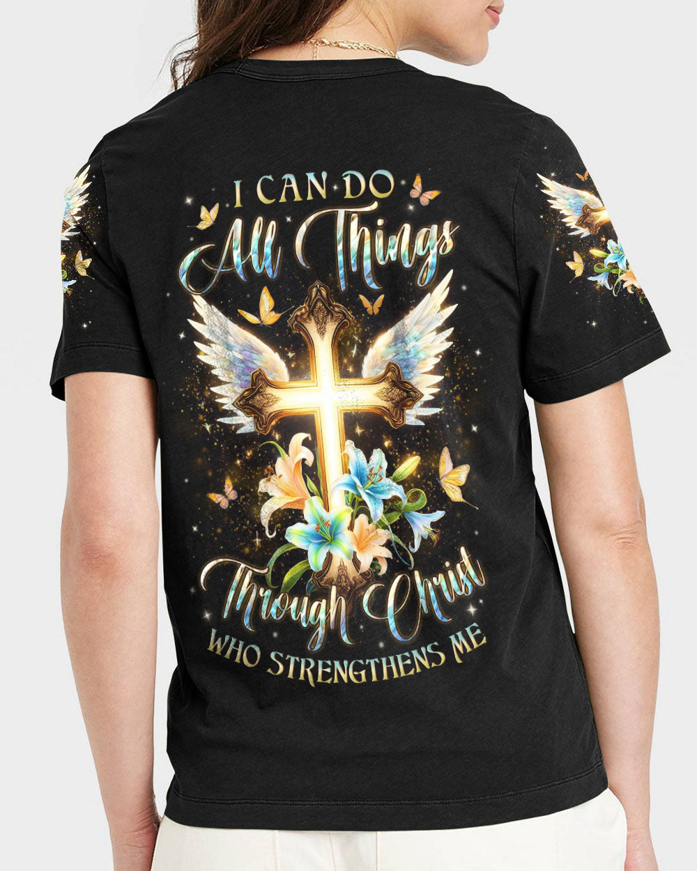 I Can Do All Things Wings Women's All Over Print Shirt - Yhln3011233