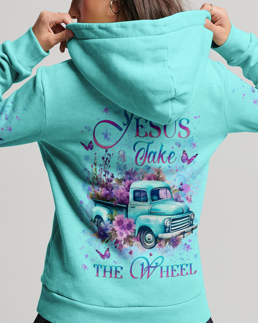 Jesus Take The Wheel Women's All Over Print Shirt - Yhlt0412231