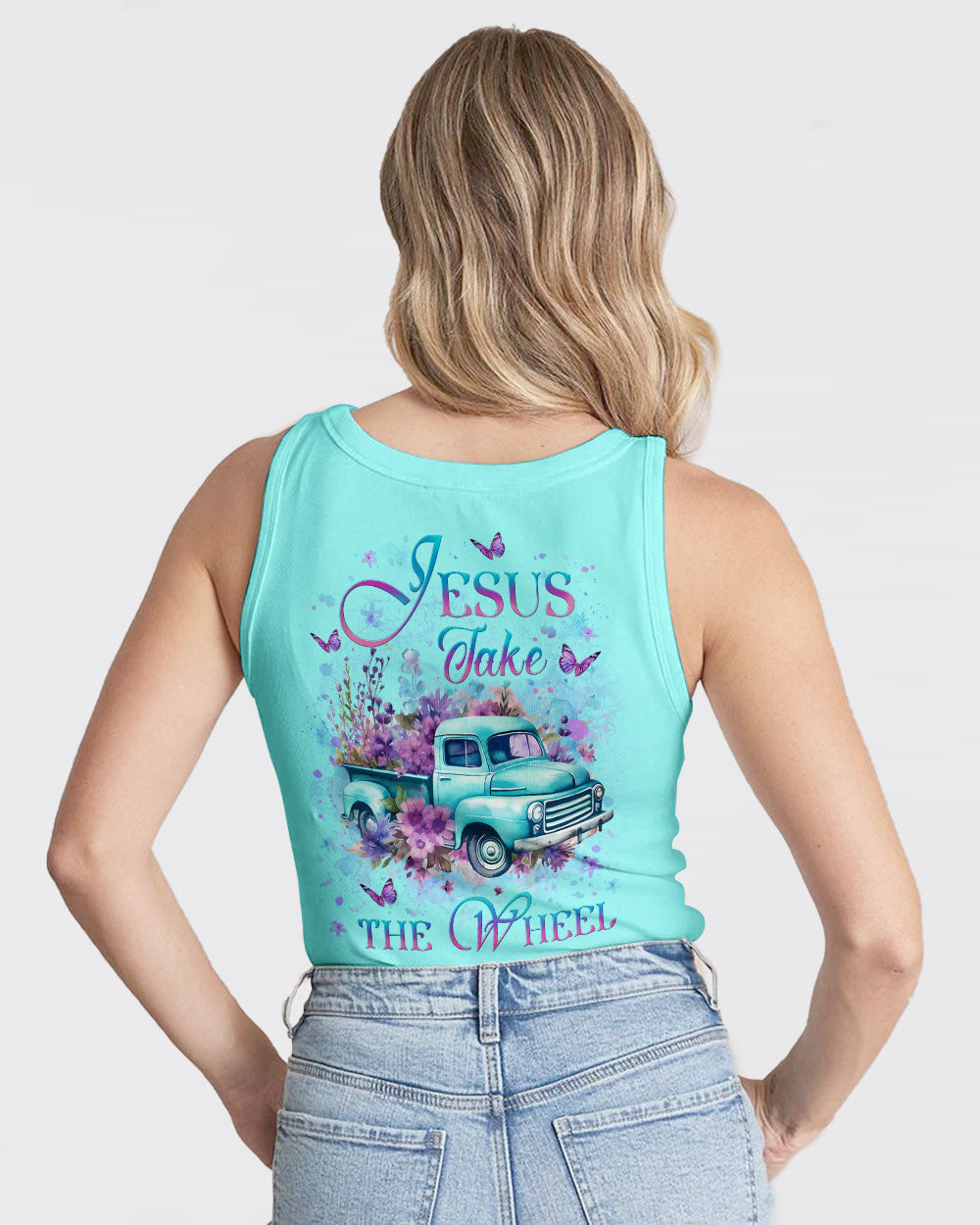 Jesus Take The Wheel Women's All Over Print Shirt - Yhlt0412231