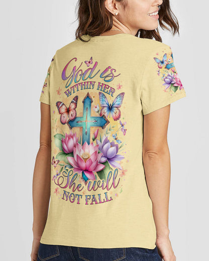 God Is Within Her Women's All Over Print Shirt - Yhlt0512232